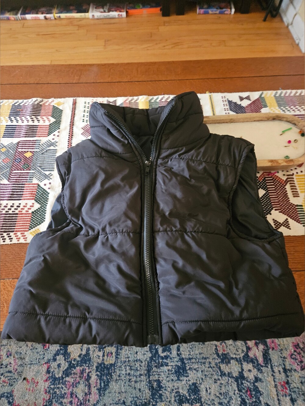 SHEIN Black Puffer Vest for Kids